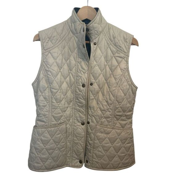 Barbour Liddesdale Summer Gilet Quilted Vest Size 6 - Picture 1 of 13
